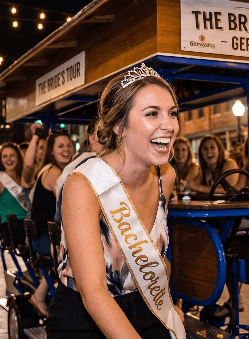 Group event on the Railside Rides pedal bike